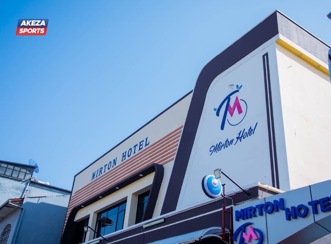 The exterior of the Nirton Hotel with its name and logo displayed prominently.
