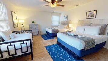 3 bedrooms, iron/ironing board, WiFi, bed sheets