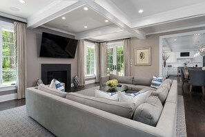 Fireplace, ping pong