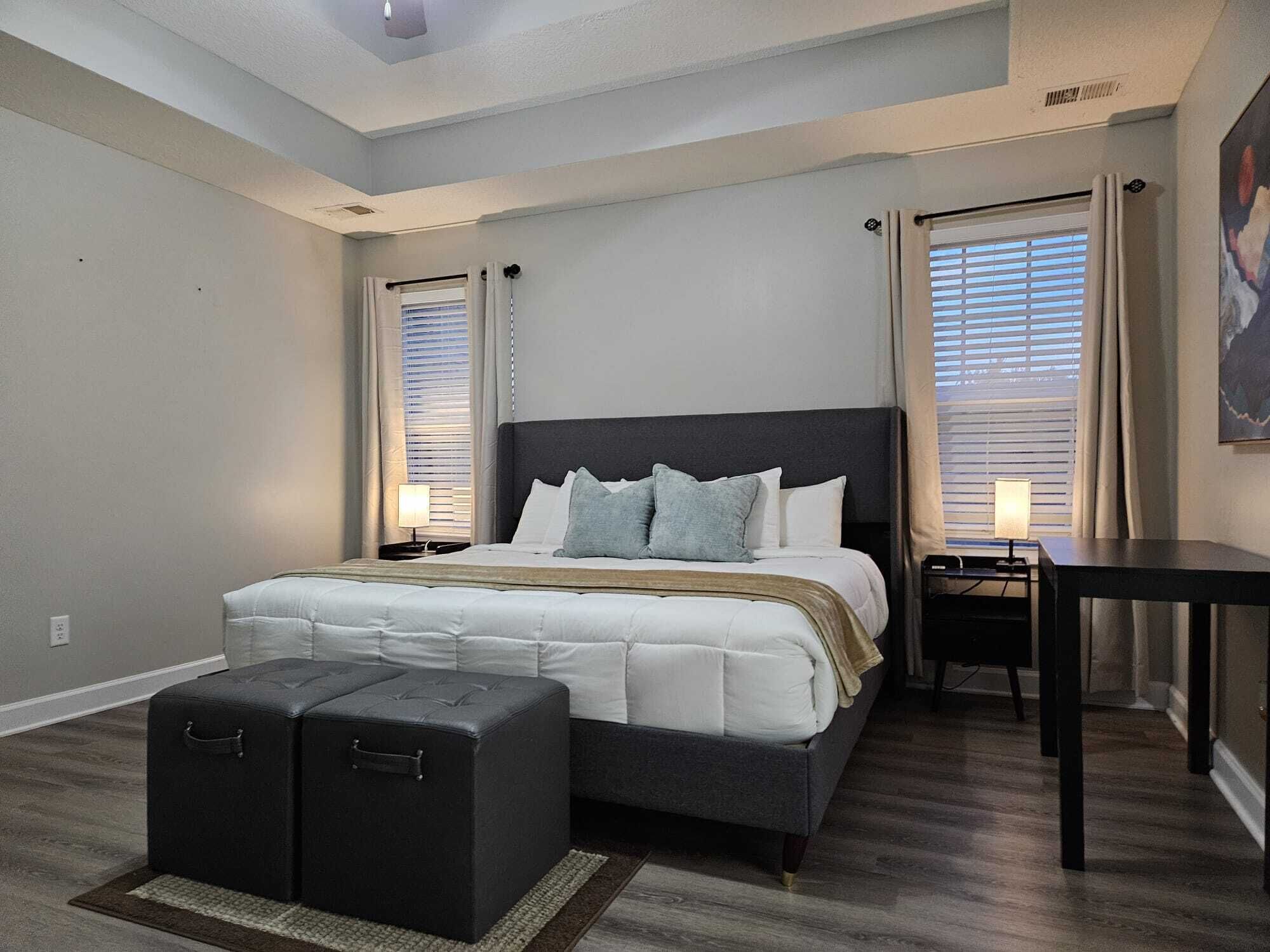 4 chambres, bureau, fer et planche à repasser, Wi-Fi gratuit