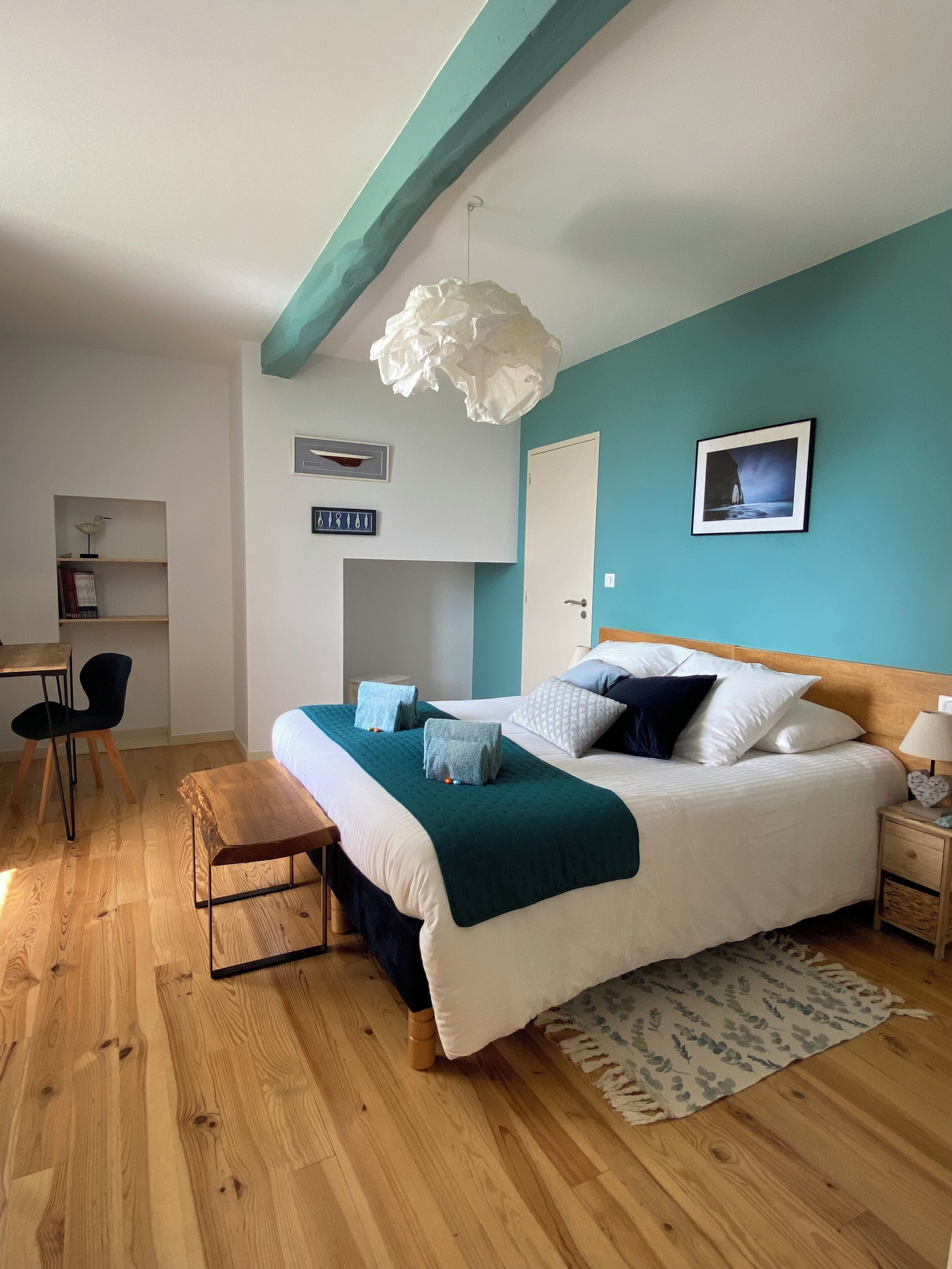 Literie de qualité supérieure, décoration personnalisée