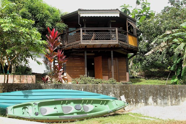 Panoramic Chalet, River View | Terrace/patio