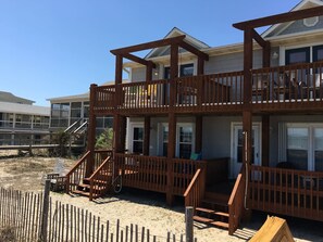 Exterior - Ocean Breeze Beautiful Ocean Front Townhome (Kure Beach)