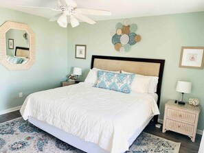 3 bedrooms, desk, iron/ironing board, travel cot - Ocean Breeze Beautiful Ocean Front Townhome (Kure Beach)