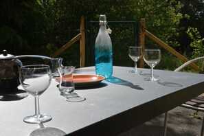 Opções para refeição ao ar livre