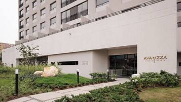 Majoituspaikan julkisivu