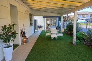 Outdoor dining - CV005 - new two-room apartment with air conditioning (Cervia)