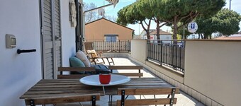 CV002 - Cervia, new two-room apartment with large terrace and parking space