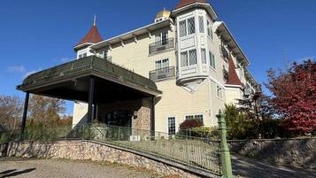 Voorkant van accommodatie