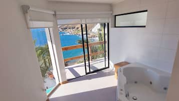 Deluxe-suite - havudsigt | Privat spabad