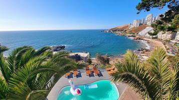 Suíte luxo, vista para o mar | 1 quarto, Wi-Fi de cortesia