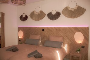 2 dormitorios, tabla de planchar con plancha, wifi y ropa de cama