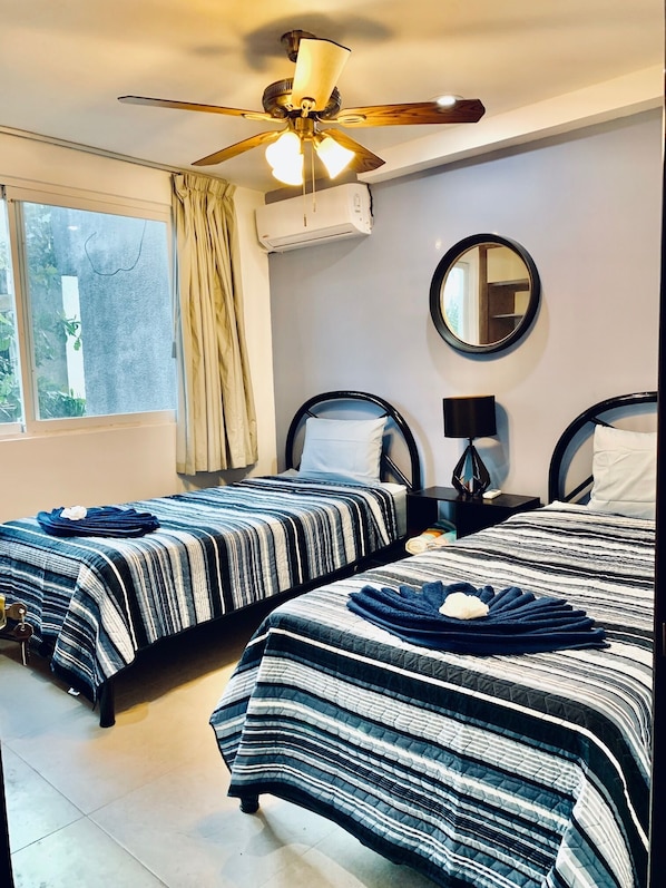 Comfort Apartment, 2 Bedrooms | In-room safe, iron/ironing board, free WiFi - 2BR Apartment near Mamitas Beach (Playa del Carmen)