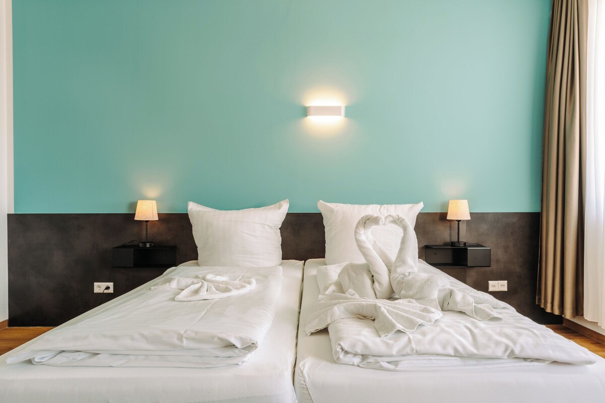 Premium-Apartment, Stadtblick