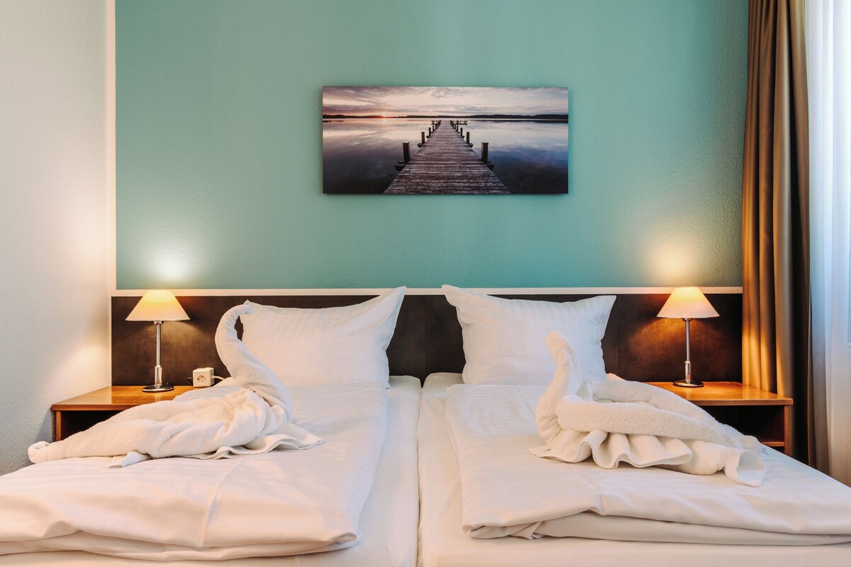 Apartamento estándar | 1 dormitorio, espacio para trabajar con un portátil, cortinas opacas