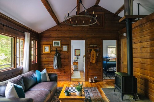Peaceful Cabin with Sauna, Hot Tub & Cold Plunge