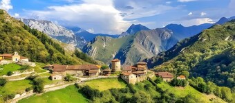 Maison de vacances 'Casa Rural Adrimar' avec vue sur la montagne, Wi-Fi et climatisation