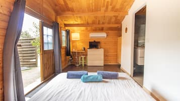 1 soveværelse, sengetøj