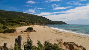 Accommodatie ligt op het strand