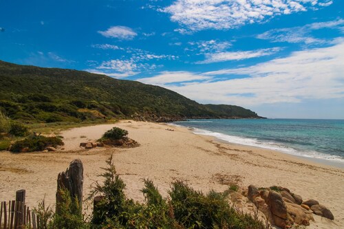 Chalet 'De La Plage Mathilde' mit Meerblick, Wi-Fi und Klimaanlage