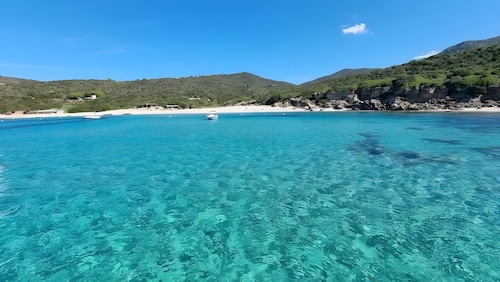 Chalet 'De La Plage Evasion' avec vue sur la mer, Wi-Fi et climatisation