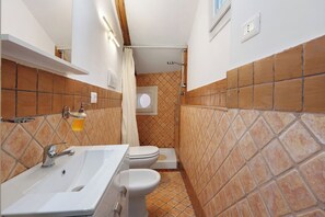 淋浴设施、吹风机、毛巾