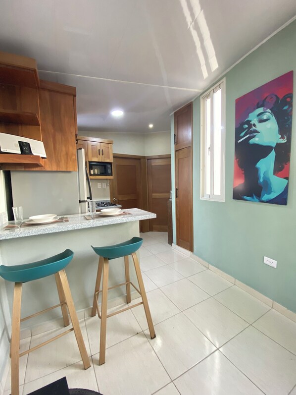 Private kitchen - Apt. Ideal quiet and central location in Santiago (Santiago de los Caballeros)