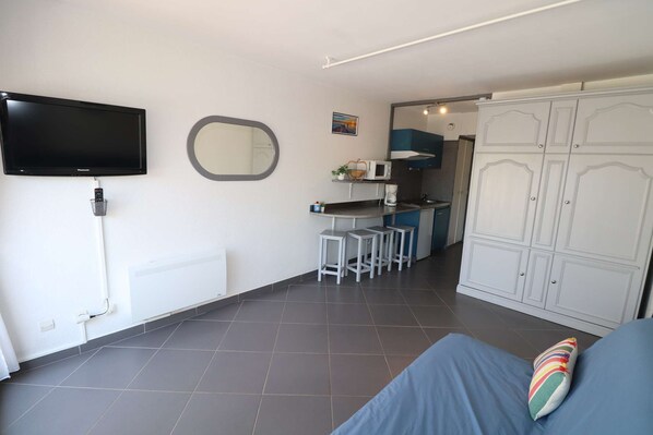 Interior - Beautiful Port Camargue studio terrace pool parking (LE GRAU DU ROI)