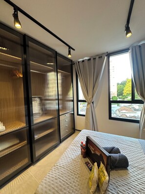 1 soverom, strykejern/-brett, wi-fi (inkludert) og sengetøy