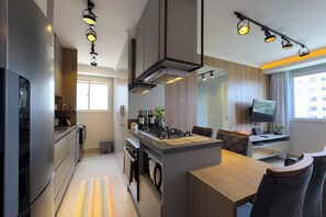 Private kitchen - Top apartment for São Paulo Zoo and Expo (Parque Bristol São Paulo)