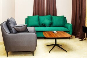 Presidential Suite, Balcony, City View | Living area - Jamacous Luxury hotel and suites  (Lekki)