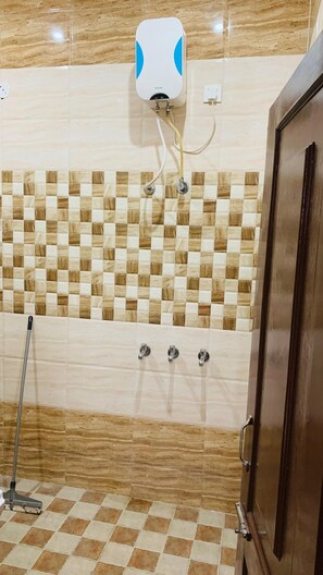 Towels, soap, toilet paper