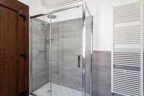 Secadora de cabello, toallas, shampoo 