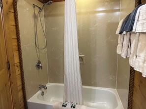 Hair dryer, towels