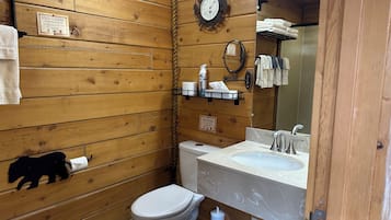 Hair dryer, towels