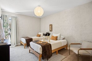 3 bedrooms, iron/ironing board, travel cot, WiFi