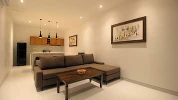 Villa, 2 Bedrooms | Living area | 42-inch Smart TV with digital channels