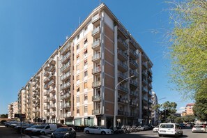 Exterior - GuestHost - Bright apartment of about 100 sqm, perfect for 3 people, located on the seventh floor of a building with elevator (NOT suitable for disabled people - some steps to access it).The property is located in a quiet residential area well connected  (Rome)