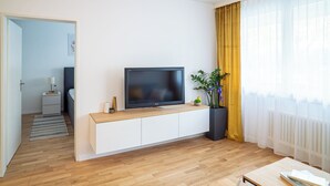 TV, books - Stylish Apartment in Heart of Basel (Basel)