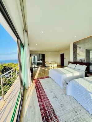 5 bedrooms, desk, iron/ironing board, travel cot