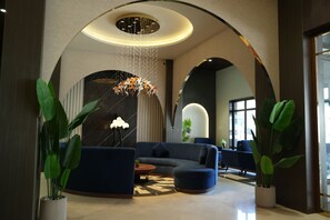 Sitteområde i lobbyen