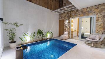 Villa Deluxe, vista piscina | Terrazza/patio