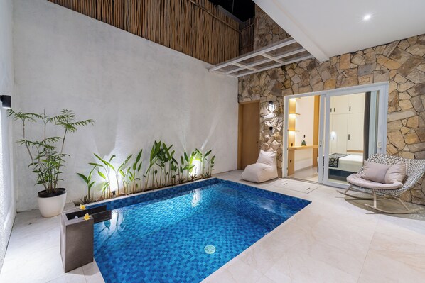 Deluxe Villa, Pool View | Terrace/patio - Casa De Vero Amore 3 (Jimbaran)