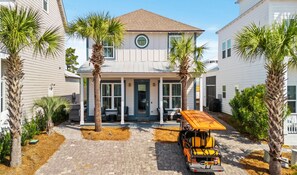 Exterior - Coastal Getaway w/ Golf Cart, Beach Gear | Villa Galini by AvantStay (Santa Rosa Beach)