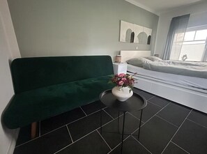 1 makuuhuone, ilmainen Wi-Fi, vuodevaatteet