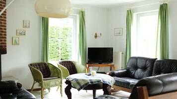 Een smart-tv en een open haard