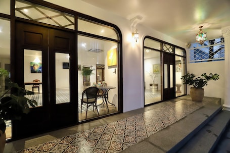 Entrada de la propiedad