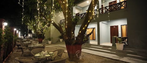 Voorkant van accommodatie