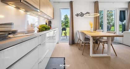 Ankermann II - wood-burning stove, sauna, shower, terrace, parasol, view of the countryside