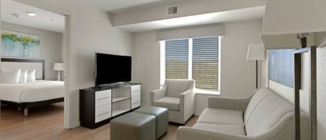 2 Schlafzimmer, Schreibtisch, Bügeleisen/Bügelbrett, kostenloses WLAN